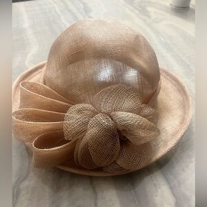 Something Special Gold Flower Straw Hat